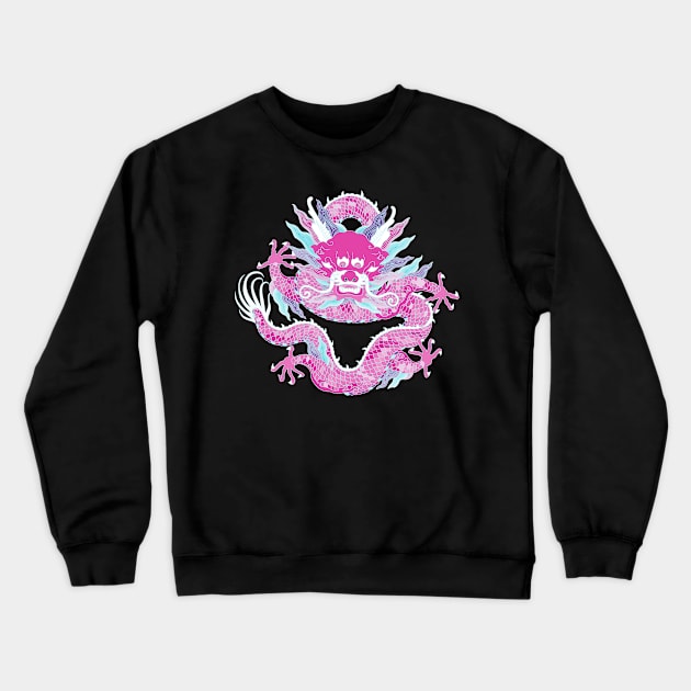 Dragon Crewneck Sweatshirt by cutequokka